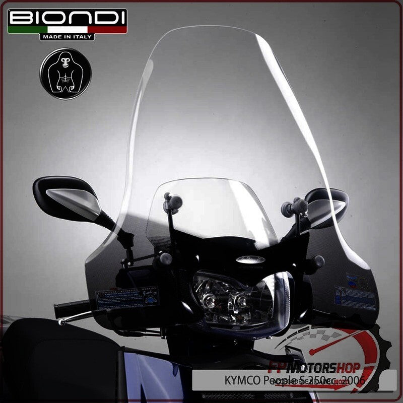 PARABREZZA PER SCOOTER KYMCO PEOPLE S 250/300 06-09 BIONDI 8061146 