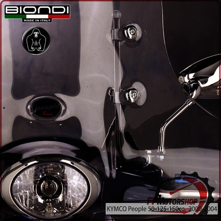 KIT ATTACCHI PARABREZZA SCOOTER PER KYMCO PEOPLE 50/125/150 00> BIONDI 8500784 