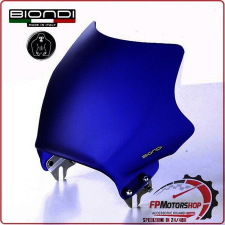 CUPOLINO PARABREZZA MOTO DARK BLU BIONDI PER DUCATI MONSTER 600/1000 1993>2006