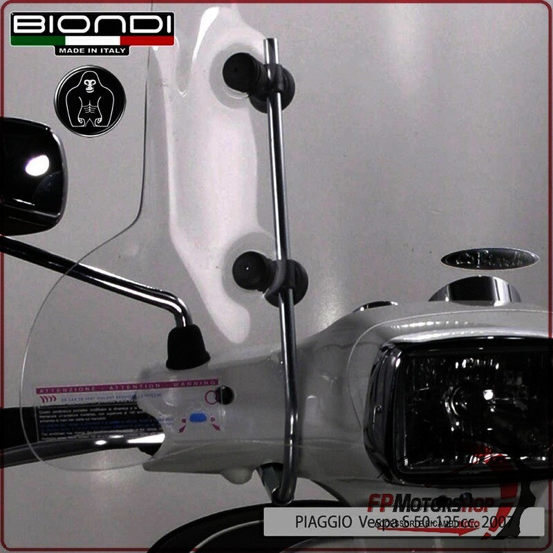 KIT ATTACCHI PARABREZZA SCOOTER PER PIAGGIO BEVERLY 125/250 04>05 BIONDI 8500709