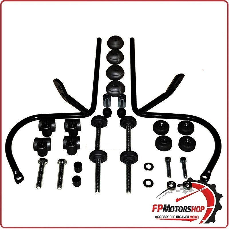 KIT ATTACCHI PARABREZZA SCOOTER PER HONDA SH 50/100 96>01 BIONDI 8500841 