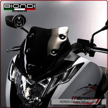 CUPOLINO PARABREZZA MOTO PER HONDA INTEGRA 700 FUME DARK BIONDI 8010327 2012>