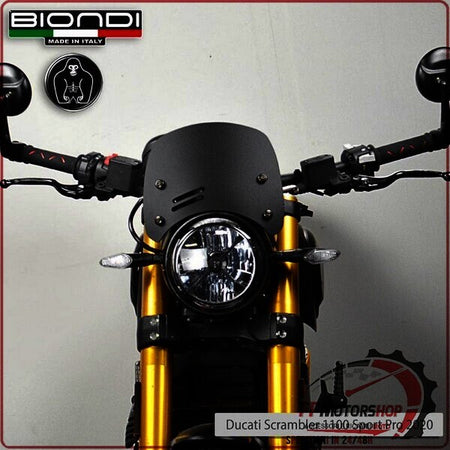 CUPOLINO PARABREZZA MOTO PER DUCATI SCRAMBLER 800 2014>2020 1100 2020> BIONDI