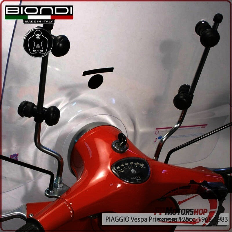 KIT ATTACCHI PARABREZZA SCOOTER PER PIAGGIO VESPA GL 50/90 1963 BIONDI 8500528