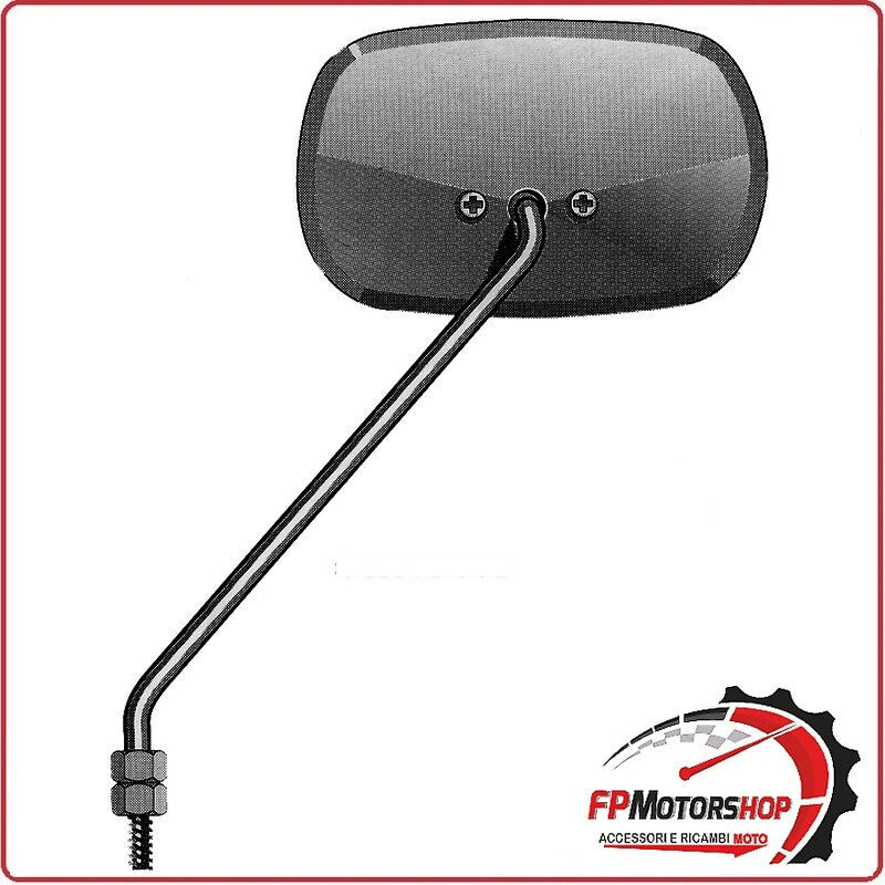 SPECCHIETTO RETROVISORE DX PER SCOOTER PIAGGIO BEVERLY RST 04>07 CROMATO