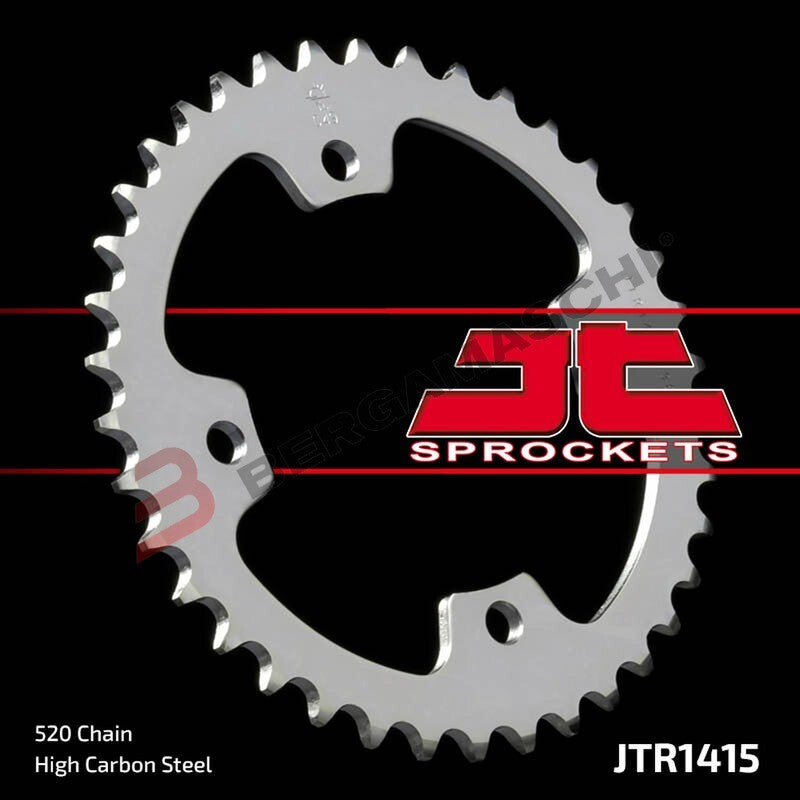 CORONA PER TRASMISSIONE MOTO JT 1415 Z38 JTR1415.38 38 DENTI ACCIAIO PASSO 520