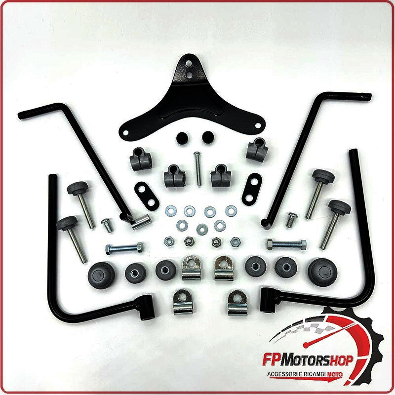 KIT ATTACCHI PARABREZZA SCOOTER PER KEEWAY OUTLOOK 125/150 07>10 BIONDI 8500639