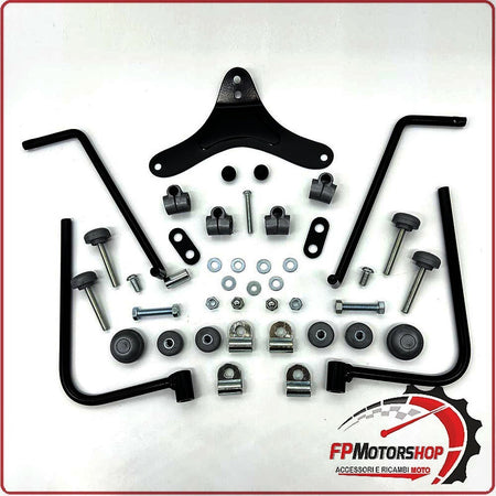 KIT ATTACCHI PARABREZZA SCOOTER PER KEEWAY OUTLOOK 125/150 07>10 BIONDI 8500639