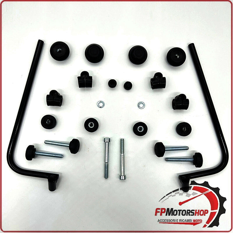 KIT ATTACCHI PARABREZZA PER SCOOTER SYM SHARK 125 1999> BIONDI 8500761