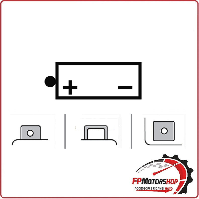 BATTERIA PER MOTO OKYAMI 12N5,5-4A 12V 5,5AH YAMAHA MINARELLI