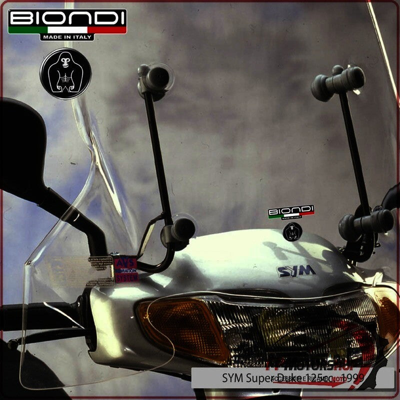KIT ATTACCHI PARABREZZA SCOOTER PER SYM SUPER DUKE 125 ATTILA NEW BIONDI 8500781