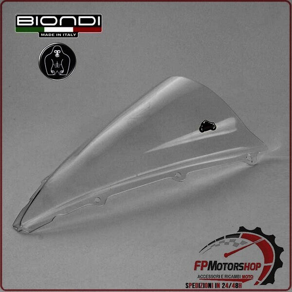 CUPOLINO PARABREZZA MOTO PER YAMAHA YZF-R1 2002>2003 TRASPARENTE BIONDI 8010105