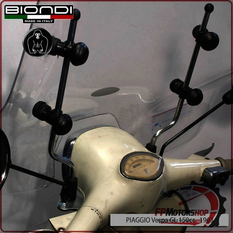 KIT ATTACCHI PARABREZZA SCOOTER PER PIAGGIO SPECIAL 50 VESPA GL BIONDI 8500955 