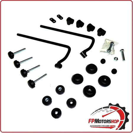 KIT ATTACCHI PARABREZZA SCOOTER PER GARELLI PMX HONDA LEAD BIONDI 8500805 100