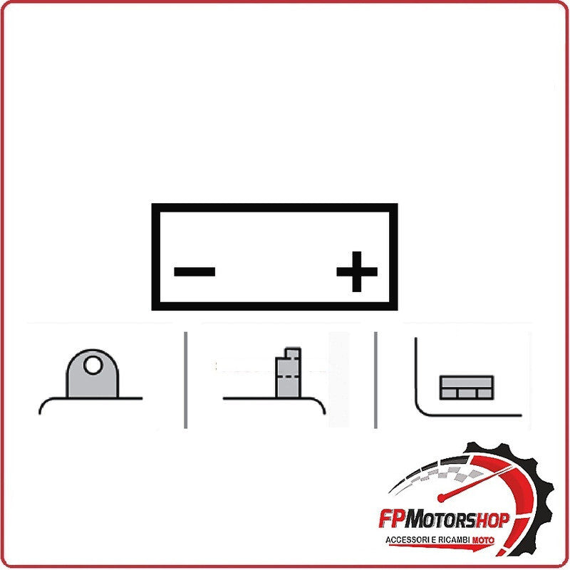 BATTERIA PER MOTO 3H4 6V 10A OKYAMI 10AH 124X61X130MM AERMACCHI CHIMERA