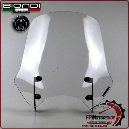 CUPOLINO PARABREZZA MOTO PER ROYAL ENFIELD METEOR 350 2021> TOURING TRASPARENTE