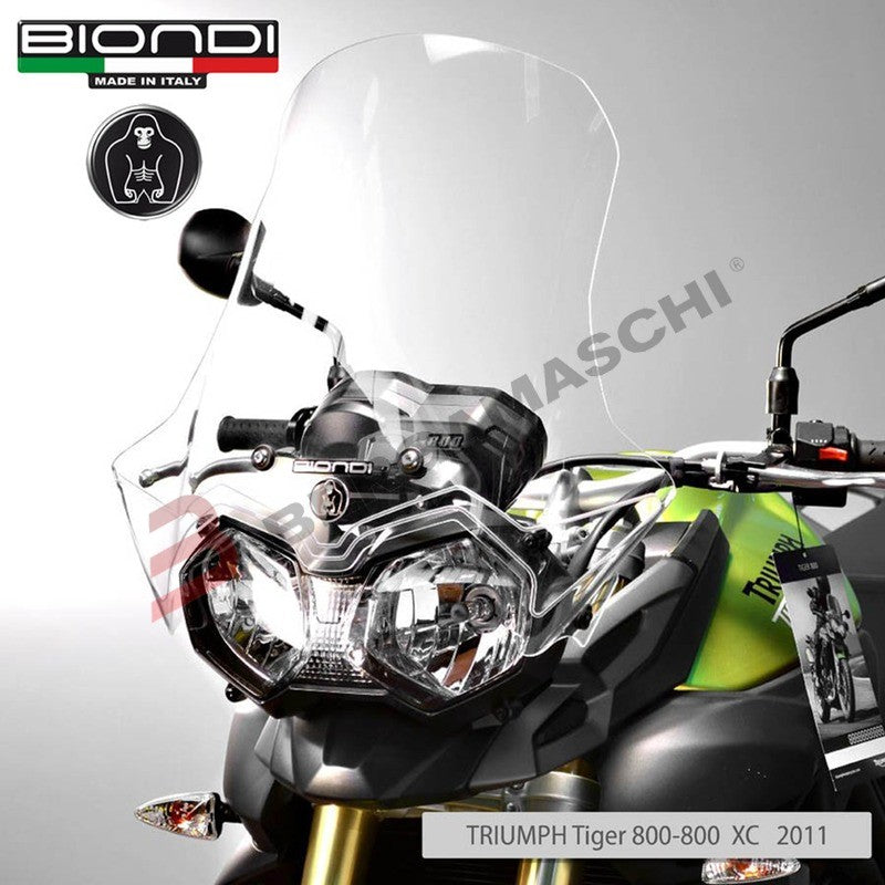 CUPOLINO PARABREZZA PER MOTO TRIUMPH TIGER 800 XC 11 FUME BIONDI 8010344