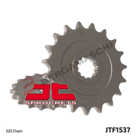 PIGNONE TRASMISSIONE PER MOTO JT 1537 Z17 RB AMMORTIZZATO JTF1537.17RB 17 DENTI