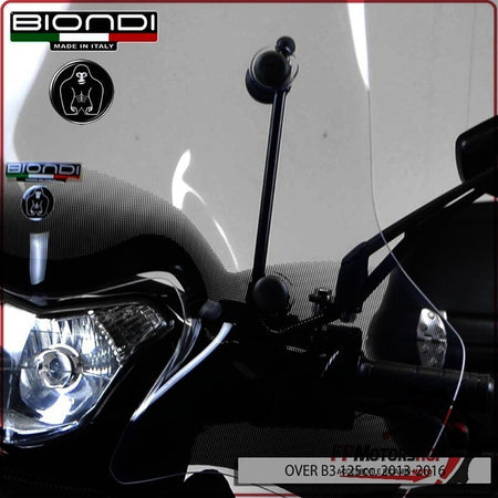 KIT ATTACCHI PARABREZZA PER SCOOTER OVER B3 125 13>16 BIONDI 8500498