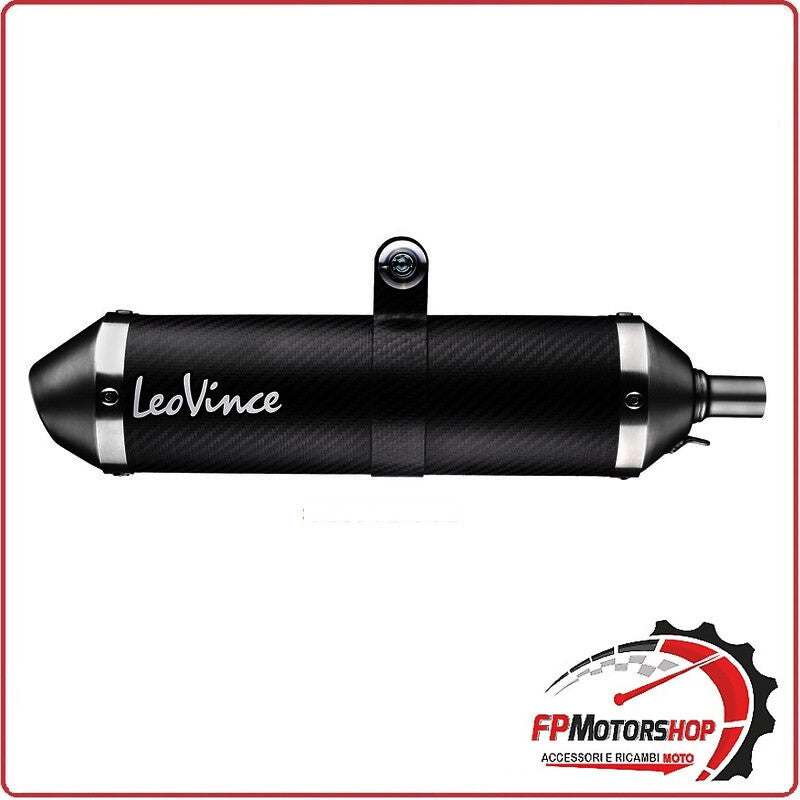 TERMINALE DI SCARICO CARBON PER BETA RR 50 ENDURO/MOTARD 23- LEOVINCE 17009