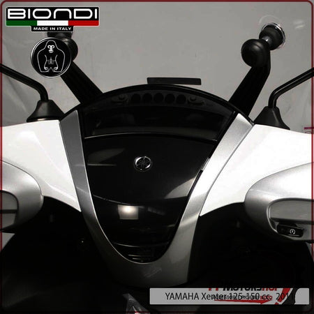 KIT ATTACCHI PARABREZZA PER SCOOTER YAMAHA XENTER 125 150 2011> BIONDI