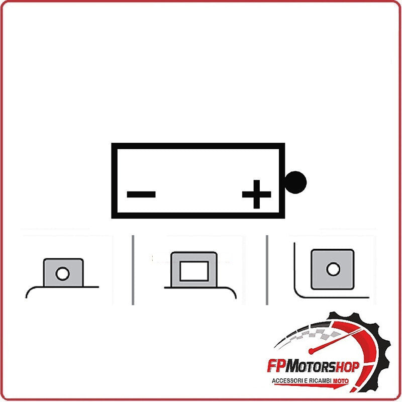 BATTERIA PER MOTO YUASA YB16CL-B 12V 19AH 176X101X177MM CCA240