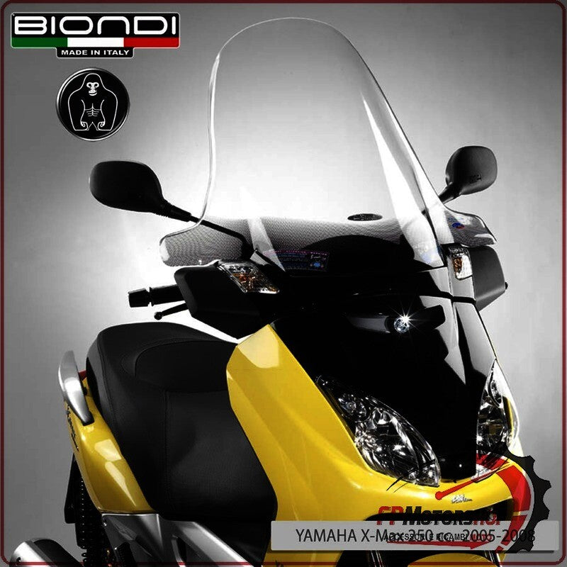 PARABREZZA PER SCOOTER YAMAHA X-MAX 05-08 ATTACCHI COMPRESI BIONDI 8061134