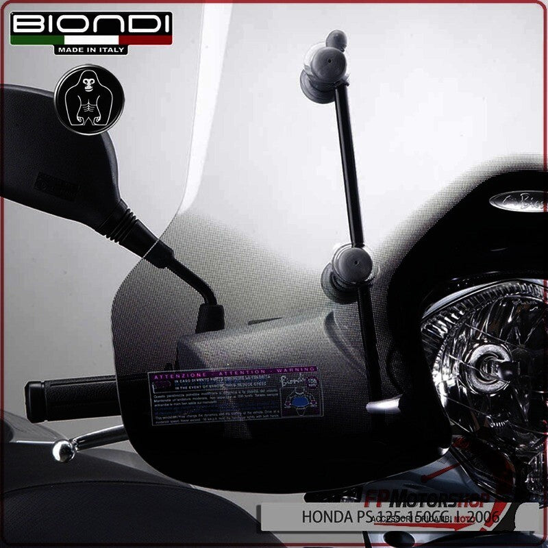 KIT ATTACCHI PARABREZZA SCOOTER PER HONDA PES PSI 125 150 06> BIONDI 8500682