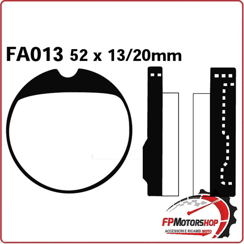 PASTIGLIE PASTICCHE HONDA CB400/750 EBC FA013 ORGANICA MOTO ON ROAD