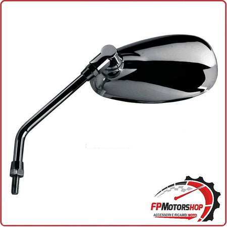 SPECCHIETTO RETROVISORE DX SX PER SCOOTER KYMCO PEOPLE 50/125/150 >07 CROMATO