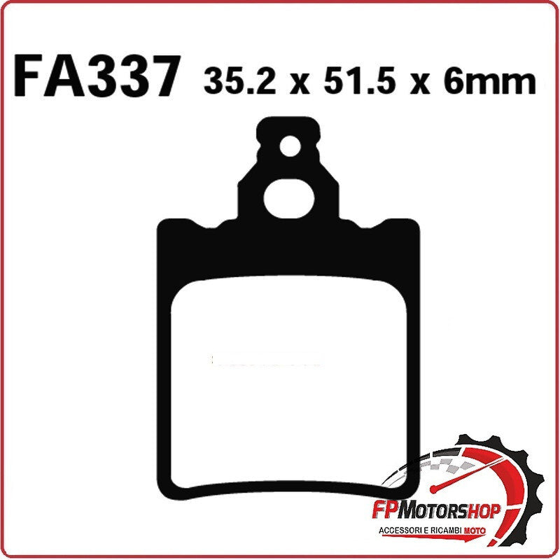 PASTIGLIE PASTICCHE FRENI PER MOTO APRILIA KTM JCM EBC FA337TT ORGANICA