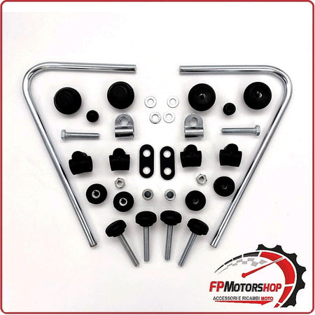 KIT ATTACCHI PARABREZZA PER SCOOTER WAYEL NCE 2023> BIONDI 8500476