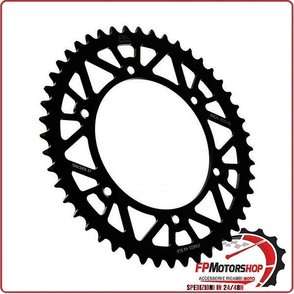 CORONA PER TRASMISSIONE MOTO ALL.7075T6 JTA 822 Z45 BLK JTA822.45BLK 45 DENTI