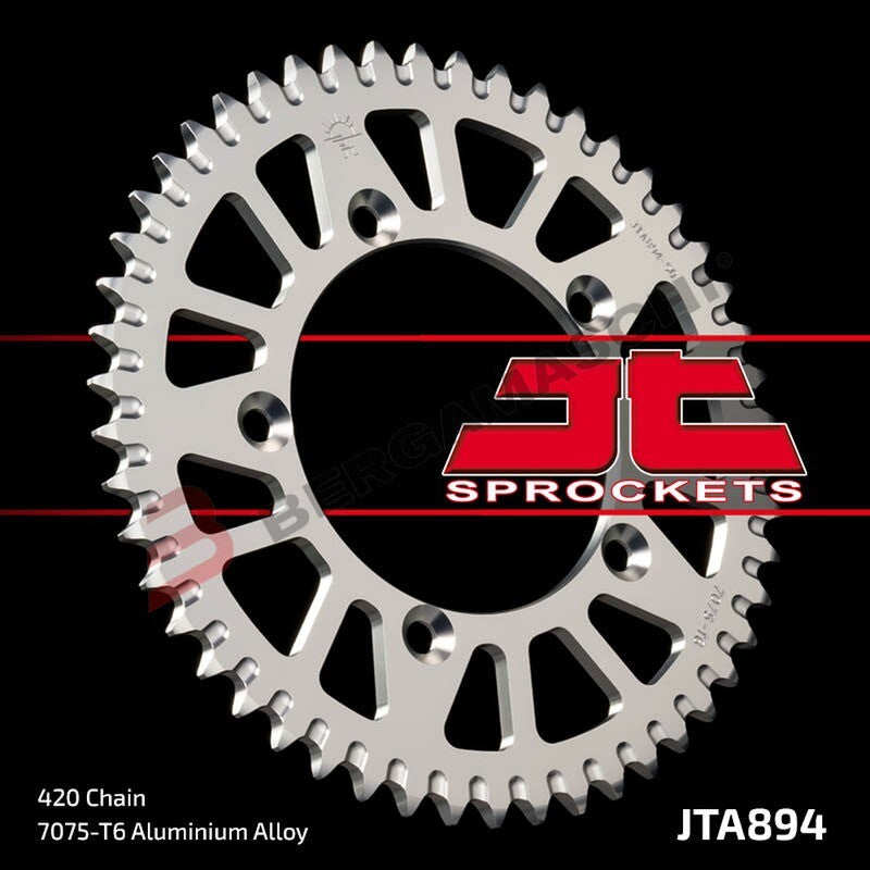 CORONA PER TRASMISSIONE MOTO ALL.7075T6 JTA 894 Z50 BLK JTA894.50BLK 50 DENTI