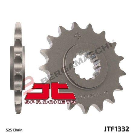 PIGNONE TRASMISSIONE PER MOTO JT 1332 Z15 RB AMMORTIZZATO JTF1332.15RB 15 DENTI