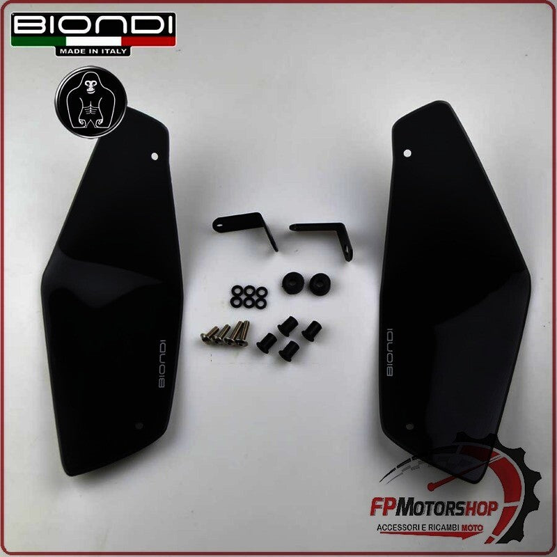 DEFLETTORE CUPOLINO ARIA PER MOTO BMW R1200GS FUME DARK BIONDI 8010368 17>19