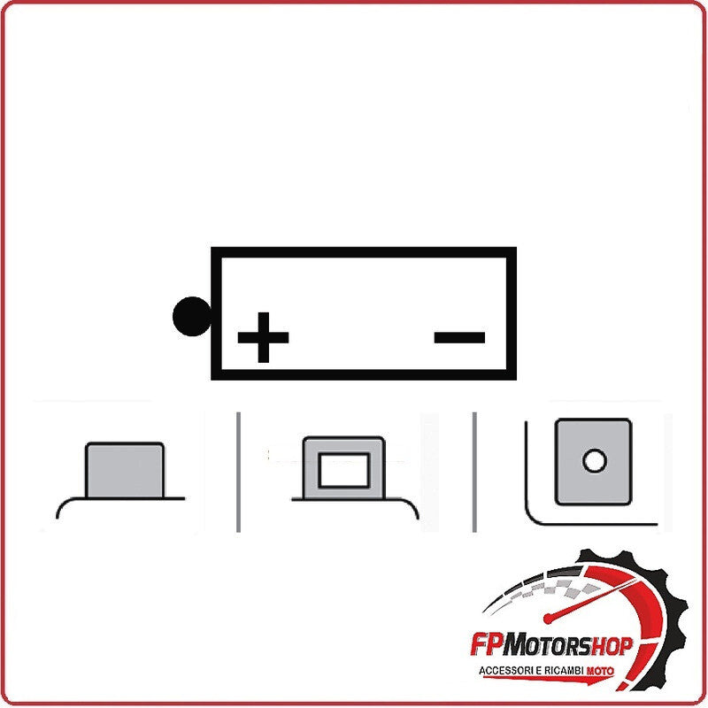 BATTERIA PER MOTO OKYAMI OB14-A2 YB14-A2 12V 14AH 134X89X166MM CCA160