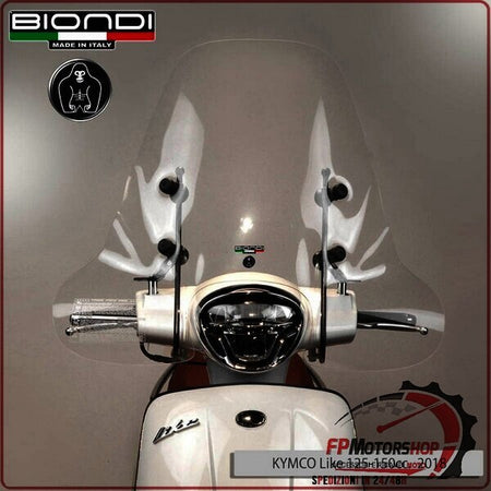 PARABREZZA PER SCOOTER CLUB KYMCO LIKE 125/150 2018> BIONDI 8061136