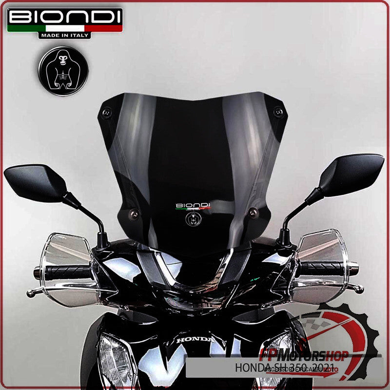 PARABREZZA CUPOLINO PER SCOOTER HONDA SH 350 2021> ATTACCHI ORIGINALI BIONDI