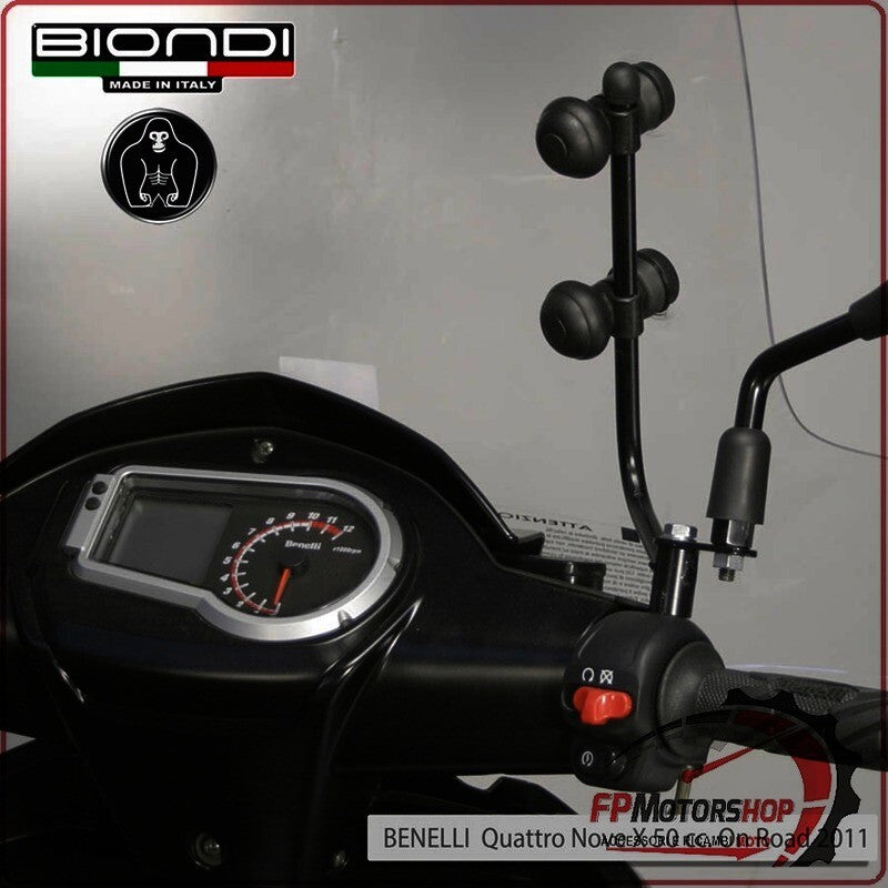 KIT ATTACCHI PARABREZZA PER SCOOTER BENELLI QUATTRO BIONDI NOVE X 50 2011>