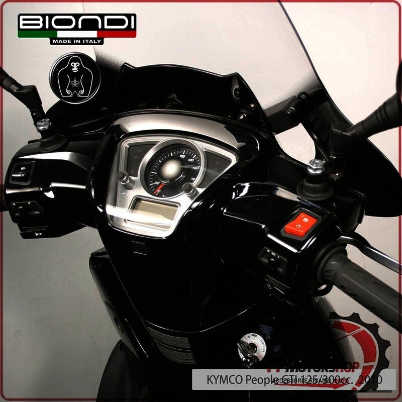 KIT ATTACCHI PARABREZZA SCOOTER PER KYMCO PEOPLE GTI 125/300 10> BIONDI 8500539