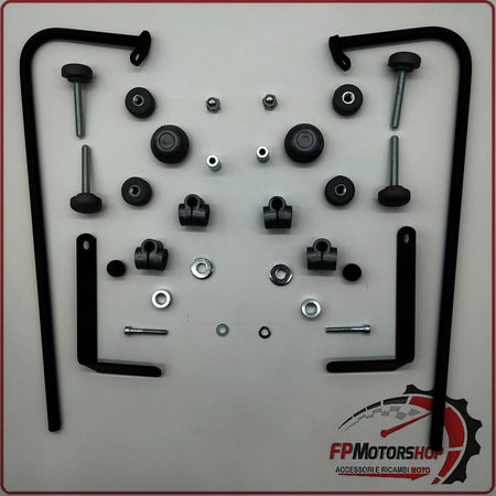 KIT ATTACCHI PARABREZZA SCOOTER PER YAMAHA CYGNUS X 125/150 BIONDI 8500715