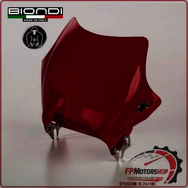 CUPOLINO MOTO DARK ROSSO BIONDI PER DUCATI MONSTER 600 1993>2006 HONDA HORNET