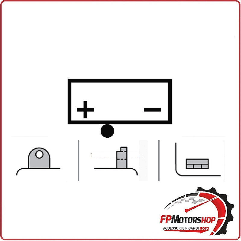 BATTERIA PER MOTO OKYAMI B54-6 6V 12AH 156X57X116MM HONDA CL A