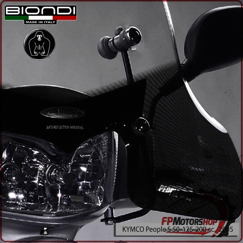 KIT ATTACCHI PARABREZZA SCOOTER PER KYMCO PEOPLE S 125/200 05> BIONDI 8500692