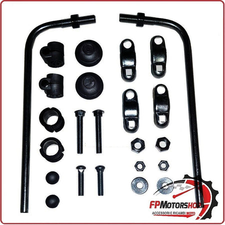 KIT ATTACCHI PARABREZZA SCOOTER PER BENELLI E3 50 90> PIAGGIO CIAO 67> SI 97>