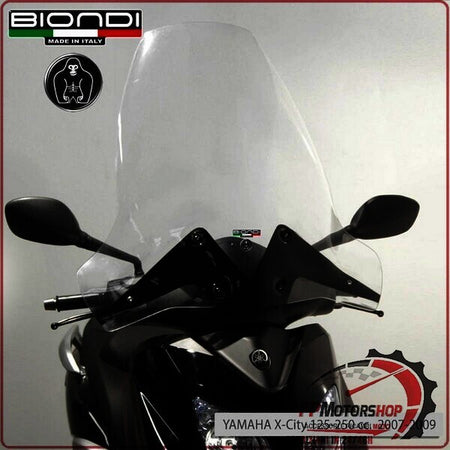 PARABREZZA PER SCOOTER CLUB YAMAHA X-CITY 125/250 2007> BIONDI 8061164