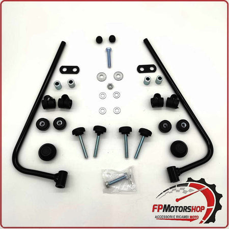 KIT ATTACCHI PARABREZZA SCOOTER PER YAMAHA VITY 125 BIONDI 8500618 08>