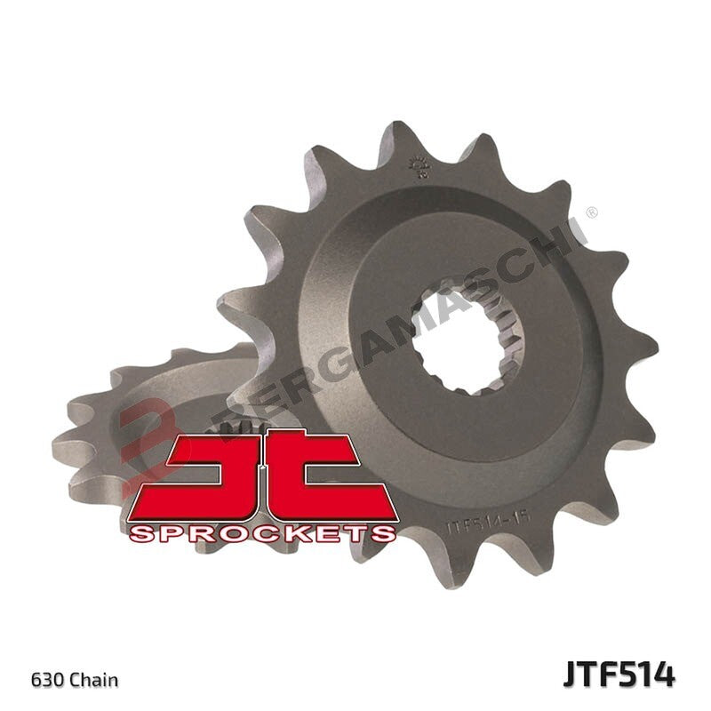 PIGNONE TRASMISSIONE PER MOTO JT 514 Z15 JTF514.15 15 DENTI ACCIAIO PASSO 630