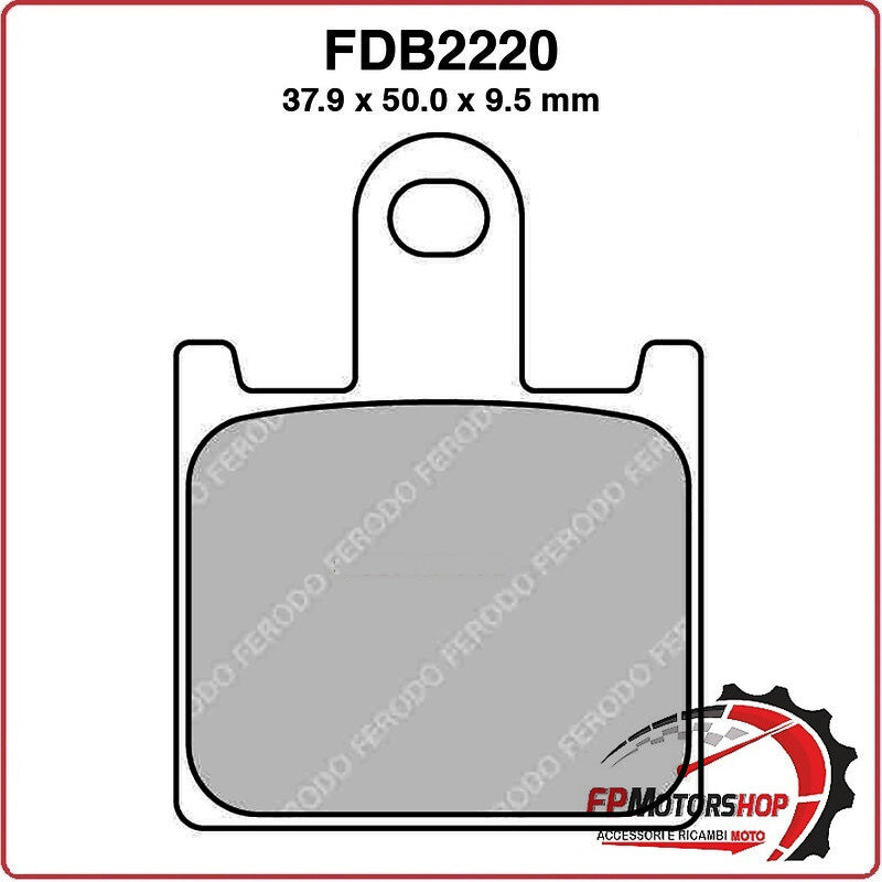 PASTIGLIE FRENO PER MOTO FDB2220ST KAWASAKI ZX6R NINJA 600 Z1000 ZZR 1400